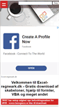 Mobile Screenshot of excel-regneark.dk
